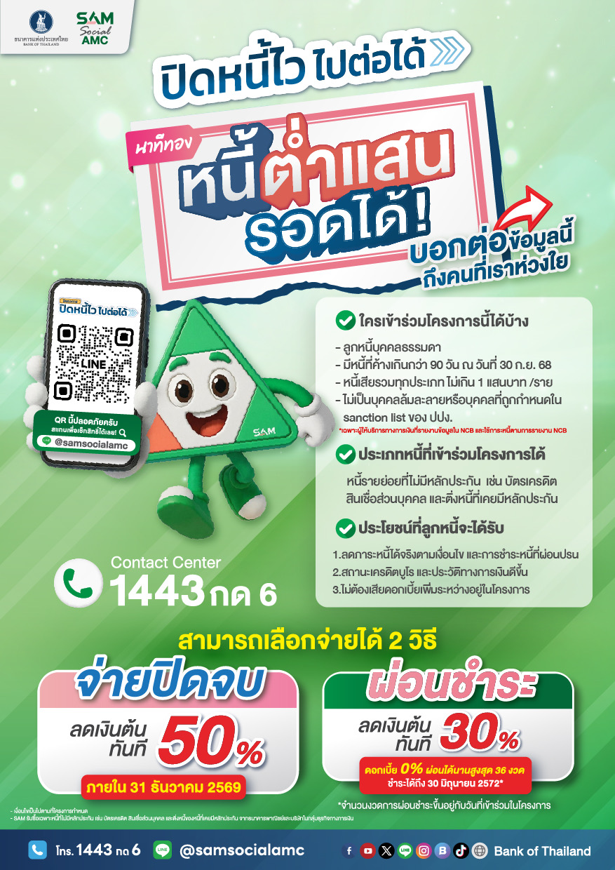 "โครงการปิดหนี้ไว ไปต่อได้"