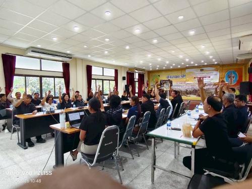 พช.กะปง ดำเนินโครงการประชุมส่งเสริมการบูรณาการกลไกการขับเคลื่อนการขจัดความยากจนระดับอำเภอ